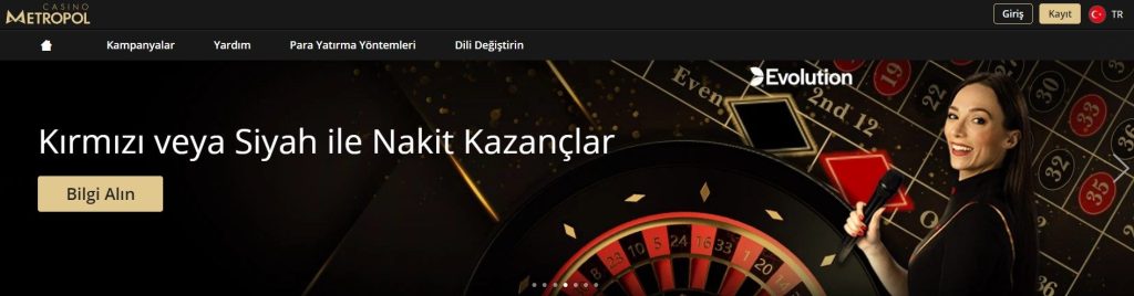Casinometropol509.com Giriş ve üyelik